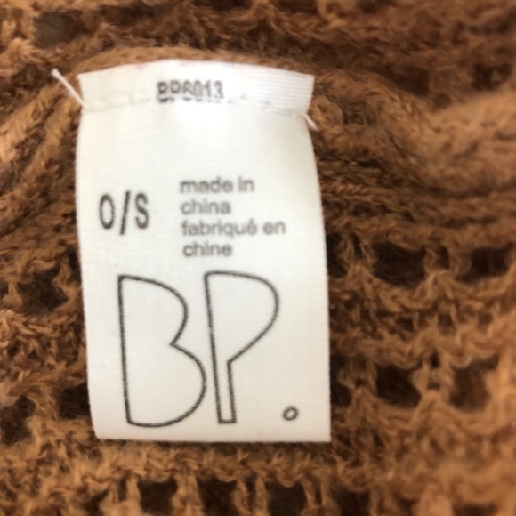 Tan Fringe Infinity Scarf - Picture 2 of 3